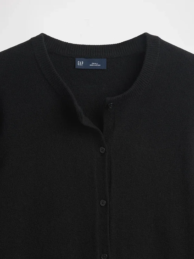 Cashsoft Crop Cardigan