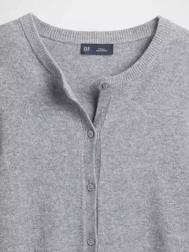 Cashsoft Crop Cardigan