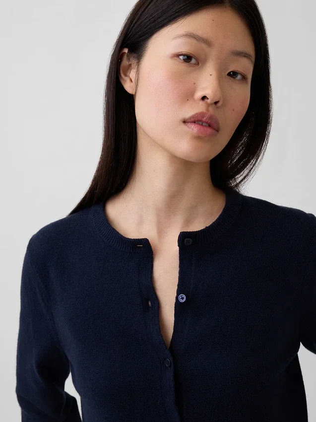 Cashsoft Crop Cardigan