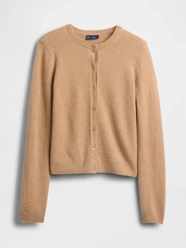 Cashsoft Crop Cardigan