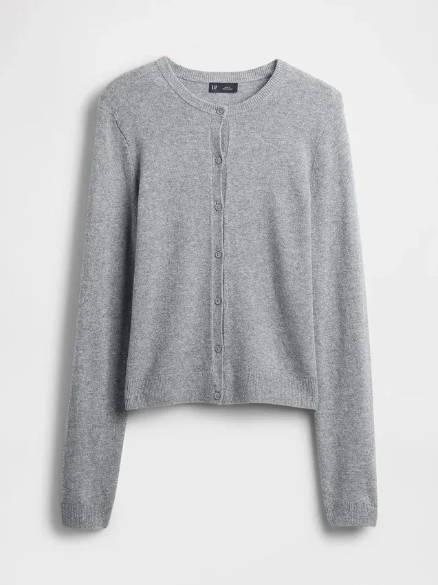 Cashsoft Crop Cardigan