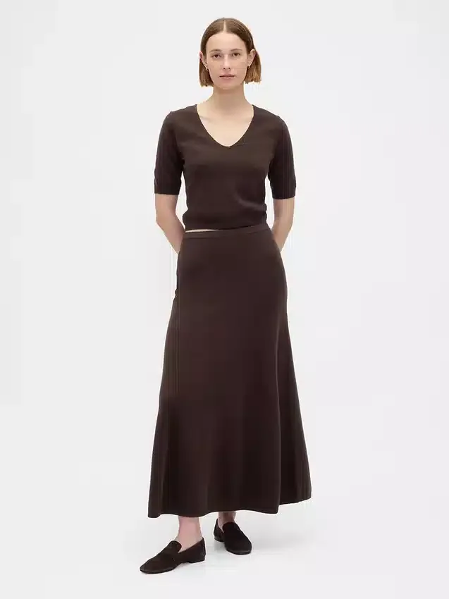 Cashsoft Maxi Sweater Skirt
