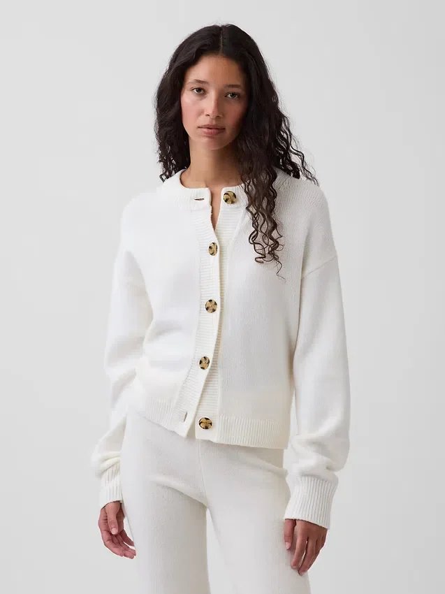 Cashsoft Oversized Chunky Cardigan