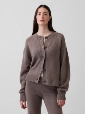 Cashsoft Oversized Chunky Cardigan