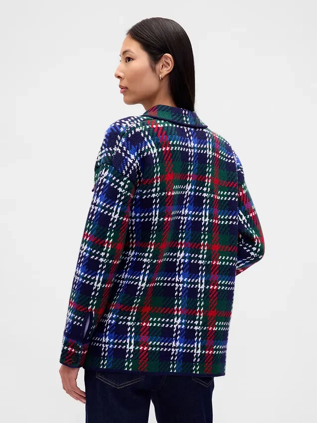 Cashsoft Oversized Shirt Jacket