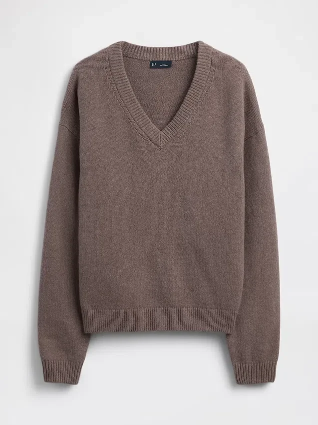 Cashsoft Oversized V-Neck Sweater