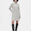 Cashsoft Pointelle Turtleneck Sweater Dress