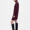 Cashsoft Pointelle Turtleneck Sweater Dress