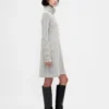 Cashsoft Pointelle Turtleneck Sweater Dress