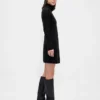 Cashsoft Pointelle Turtleneck Sweater Dress