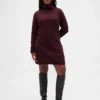Cashsoft Pointelle Turtleneck Sweater Dress