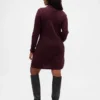 Cashsoft Pointelle Turtleneck Sweater Dress