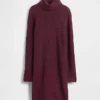Cashsoft Pointelle Turtleneck Sweater Dress