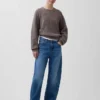 Cashsoft Relaxed Shaker-Stitch Sweater