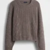 Cashsoft Relaxed Shaker-Stitch Sweater