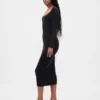 Cashsoft Rib Midi Sweater Dress