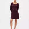 Cashsoft Rib Mini Sweater Dress