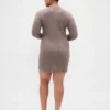 Cashsoft Rib Pocket Mini Sweater Dress