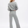 Cashsoft Shaker-Stitch Sweater Pants