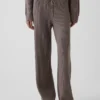 Cashsoft Shaker-Stitch Sweater Pants