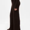 Cashsoft Shaker-Stitch Sweater Pants