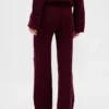 Cashsoft Shaker-Stitch Sweater Pants