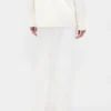 Cashsoft Shaker-Stitch Sweater Pants