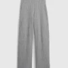 Cashsoft Shaker-Stitch Sweater Pants