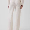 Cashsoft Shaker-Stitch Sweater Pants