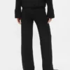 Cashsoft Shaker-Stitch Sweater Pants