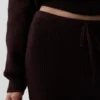 Cashsoft Shaker-Stitch Sweater Pants