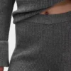 Cashsoft Shaker-Stitch Sweater Pants