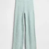 Cashsoft Shaker-Stitch Sweater Pants