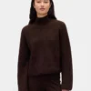 Cashsoft Shaker-Stitch Turtleneck Sweater