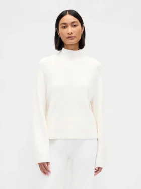 Cashsoft Shaker-Stitch Turtleneck Sweater