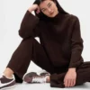 Cashsoft Shaker-Stitch Turtleneck Sweater
