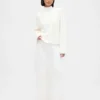Cashsoft Shaker-Stitch Turtleneck Sweater