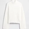 Cashsoft Shaker-Stitch Turtleneck Sweater