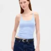 Cashsoft Stretch Crop Tank Top