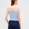 Cashsoft Stretch Crop Tank Top