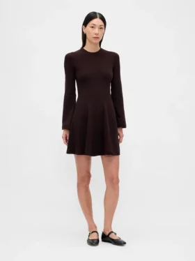Cashsoft Stretch Mini Sweater Dress