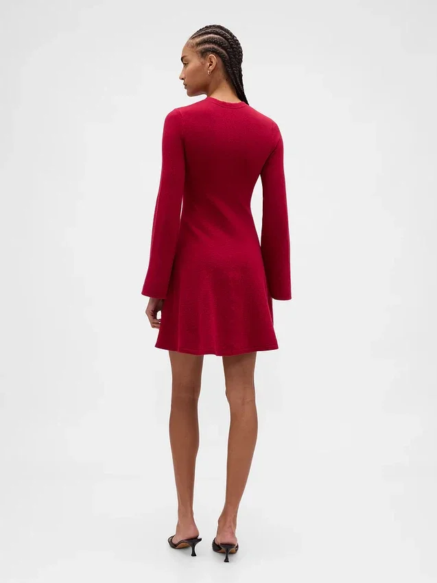 Cashsoft Stretch Mini Sweater Dress
