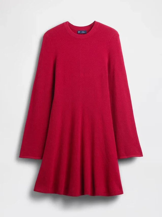 Cashsoft Stretch Mini Sweater Dress