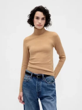 Cashsoft Stretch Turtleneck Sweater