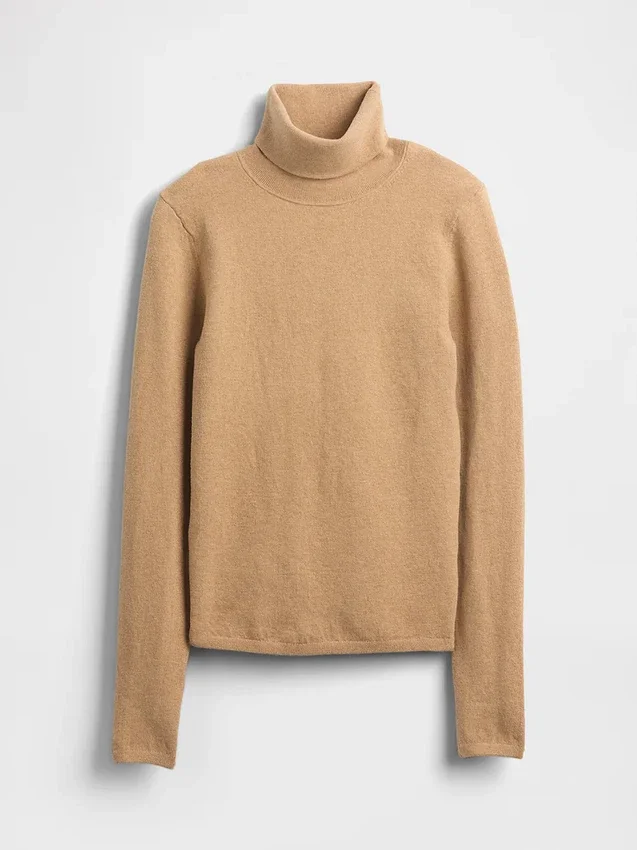 Cashsoft Stretch Turtleneck Sweater