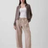 Cashsoft Sweater Crop Zip Hoodie
