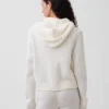 Cashsoft Sweater Crop Zip Hoodie