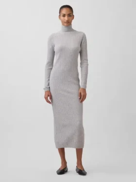 Cashsoft Turtleneck Maxi Sweater Dress