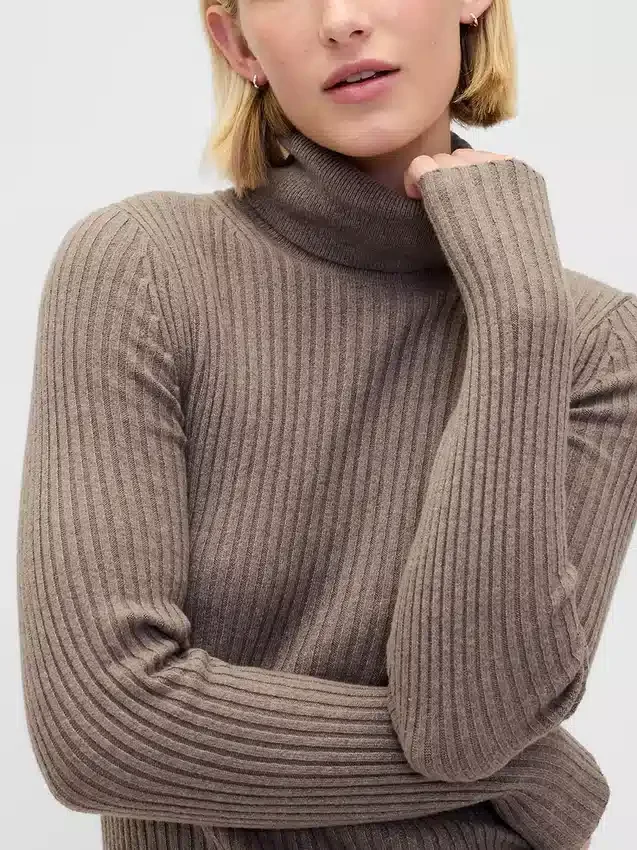 Cashsoft Turtleneck Maxi Sweater Dress