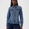 Cinched Denim Jacket
